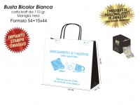 BUSTE IN CARTA BICOLOR BIANCA/NERA 
